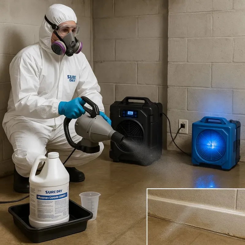 Sanitization and Odor Removal process in Fall Branch, TN