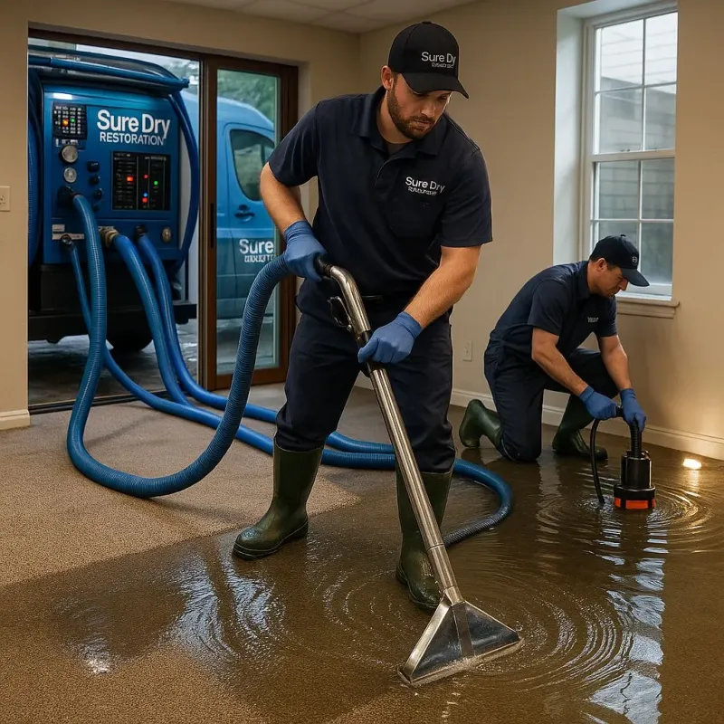 Water Extraction and Removal process in Fall Branch, TN